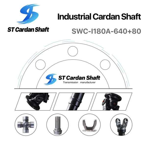 Sitong Cardan Shaft Coupling SWC-I180A-640+80 ST008 (Copy) (Copy) - Image 3